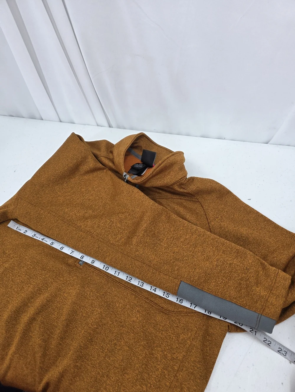 The North Face‎ Canyonlands 1/2 Zip Fleece Pullover Sweater XL Warm Orange A7L7.